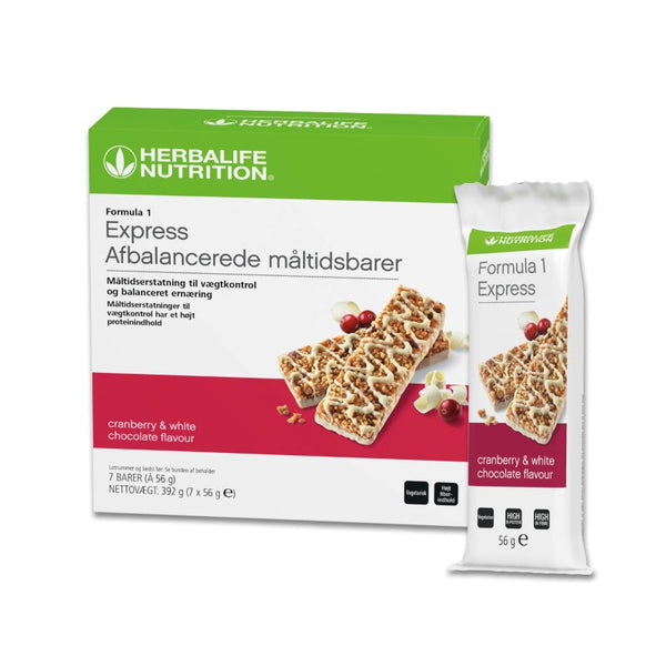 Herbalife F1 Express Bars - Cranberry White Chocolate