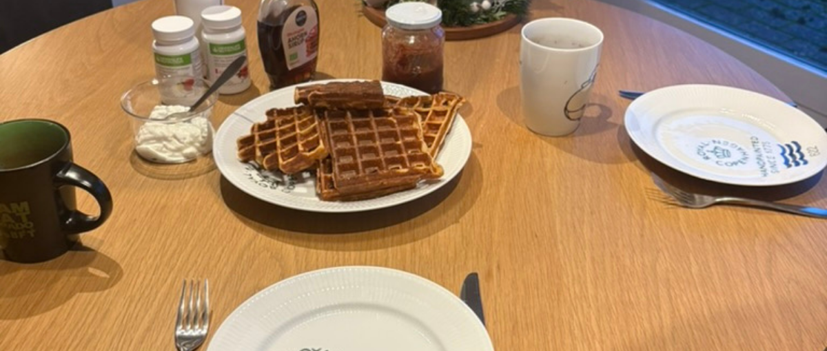 Lækker proteinrig opskrift til pandekager og Vafler med Herbalife