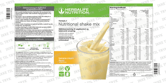 Formula 1 - Ernærningshake