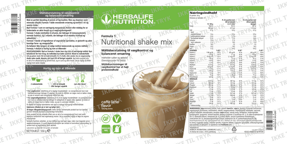 Formula 1 - Ernærningshake