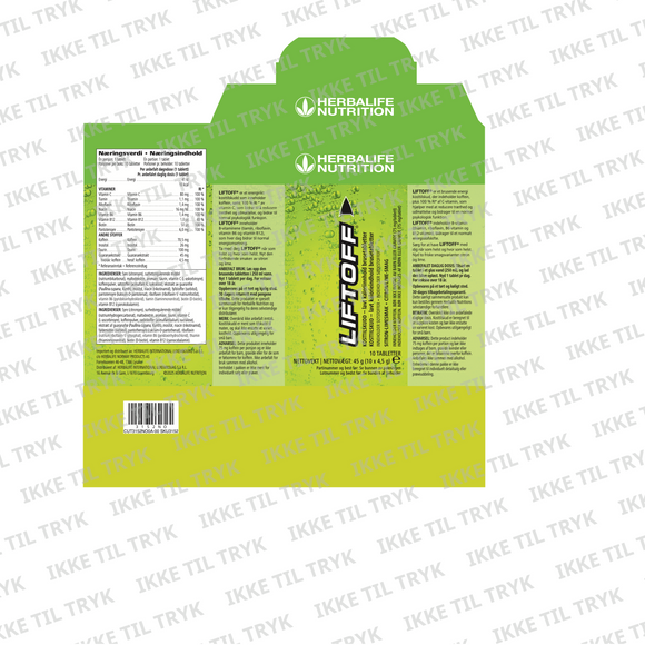 LiftOff - Energi drik | Citron/lime (10 stk.)