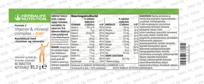 Formula 2 - Multivitaminkompleks til mænd - 0