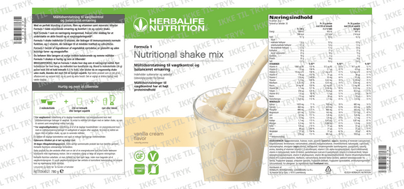 Formula 1 - Ernærningshake